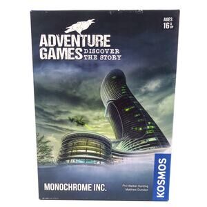 Monochrome Inc. 2019 Thames & Kosmos Adventure Games Fun Escape Room Complete
